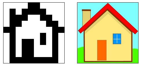 Exemple de picross : Maison